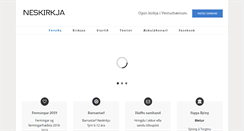 Desktop Screenshot of neskirkja.is