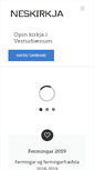 Mobile Screenshot of neskirkja.is