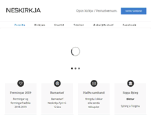 Tablet Screenshot of neskirkja.is
